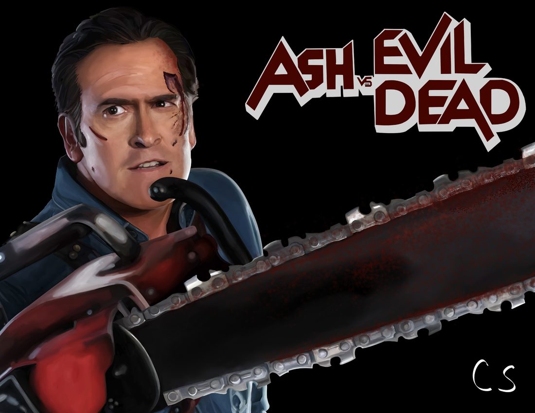 Ash Williams — a art print from Shattering Expectations (Chris Stone Art).