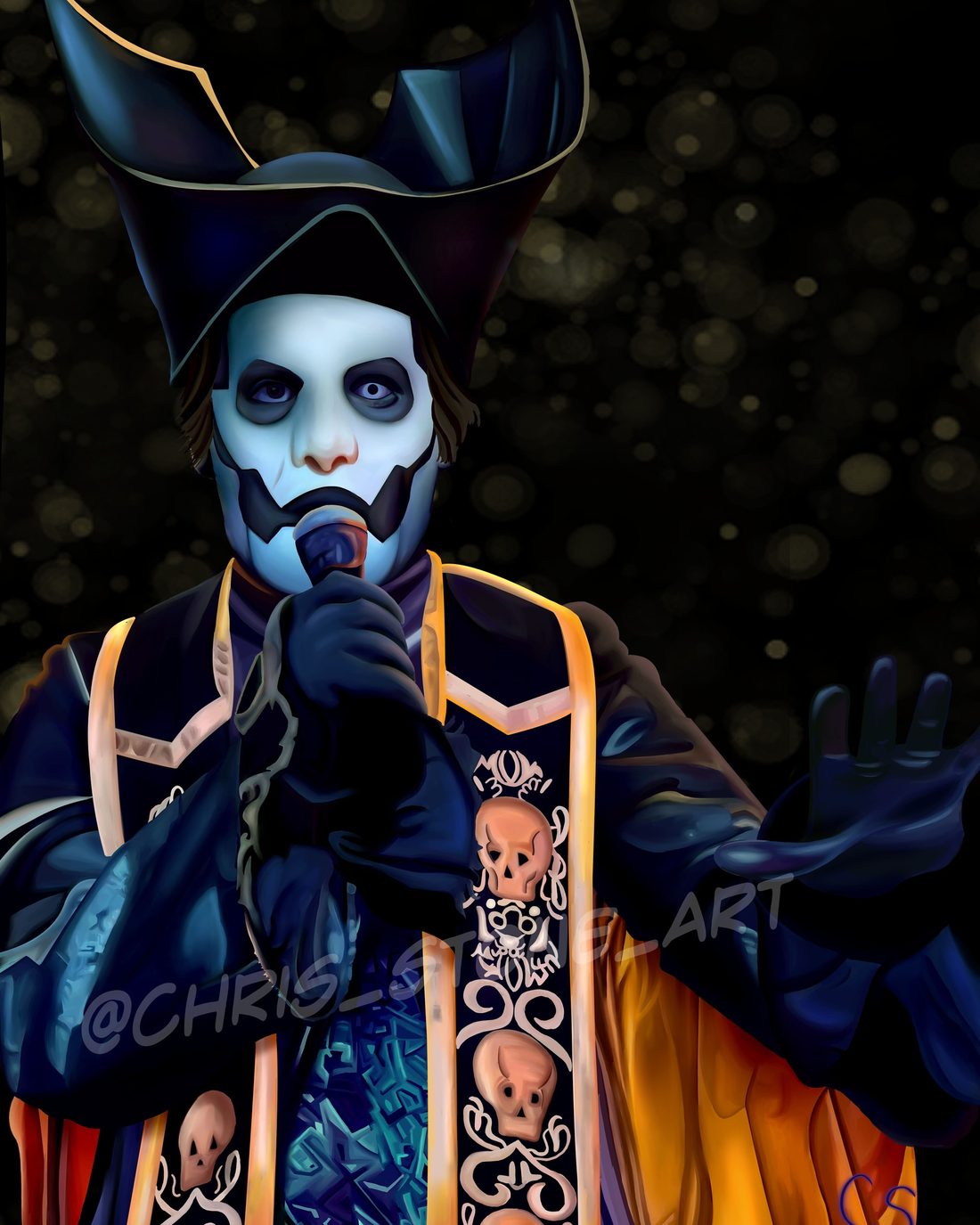 Flying Papa IV — a art print from Shattering Expectations (Chris Stone Art).