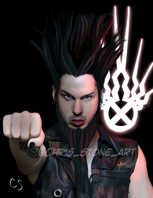 Wayne Static — a art print from Shattering Expectations (Chris Stone Art).