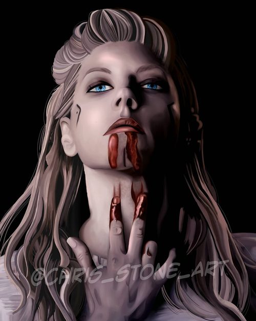 Lagertha — a art print from Shattering Expectations (Chris Stone Art).